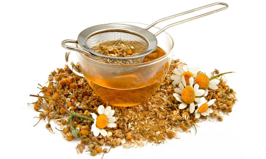 decoction chamomile барои простатит